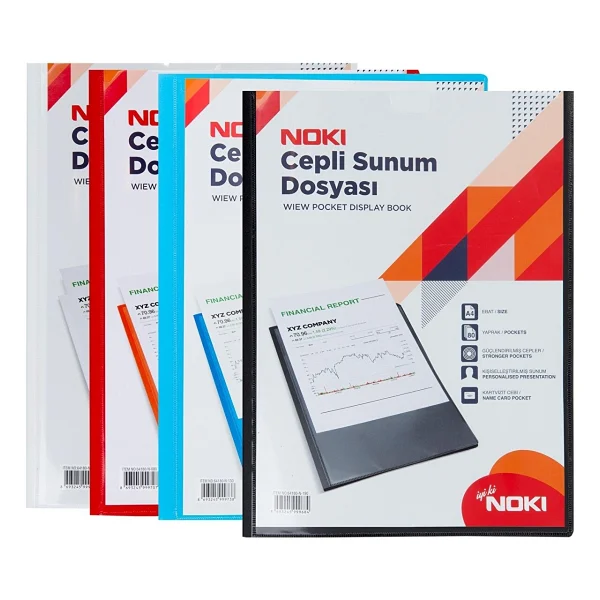 Noki Sunum Dosyası Cepli 80 Yaprak - Görsel 2