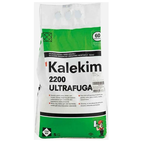 Kalekim Gri Ultra Fuga Derz Dolgu 5 kg - Görsel 2