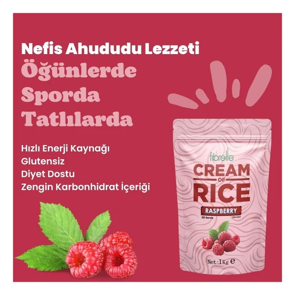 Fibrelle Cream Of Rice 1 Kg Öğün Tozu - Görsel 5