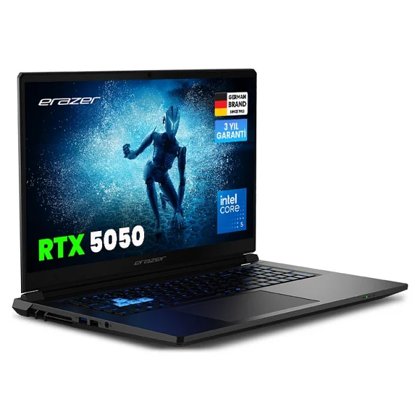 Erazer Scout 17 E1 Md600006-R32 Intel Ultra 5 210h 32gb RAM 1tb SSD Rtx5050 17" 144hz FHD Ips Freedos Oyuncu Laptop - 1 TB - 32 GB - Görsel 2
