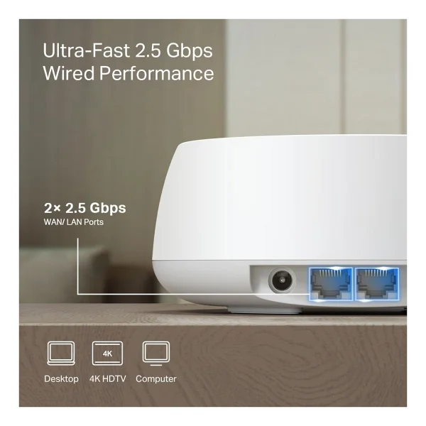 Tp-Link Deco Be25 3600 Mbps 2'li Router - Görsel 5