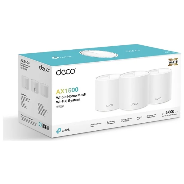 Tp-Link Deco X10 1500 Mbps 3'lü Router - Görsel 2