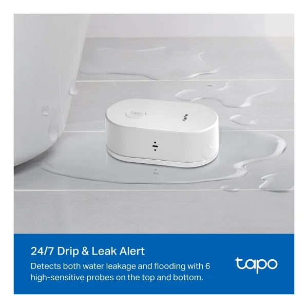 Tp-Link Tapo T300 Akıllı Su Sızıntı Algılama Sensörü - Görsel 4