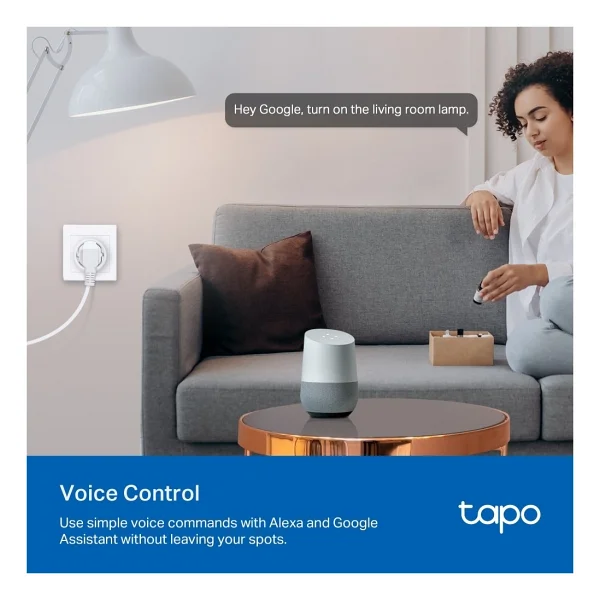 TP-Link Tapo P115 Mini Wi-Fi 4'lü Akıllı Priz - Görsel 7