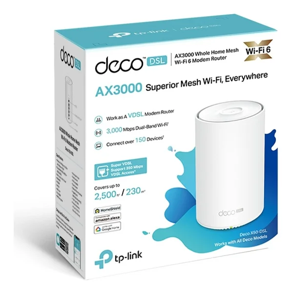 TP-Link Deco X50-DSL 3000 Mbps Router - Görsel 3