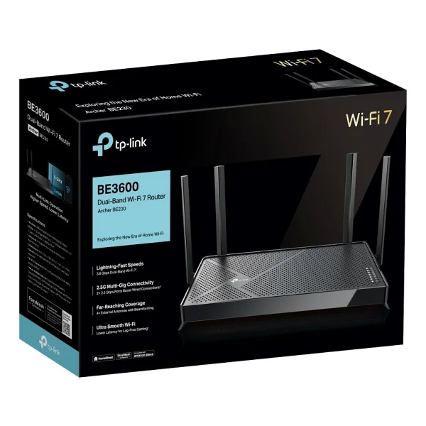 Tp-Link Archer Be230 5 Port 3600 Mbps Router - Görsel 4