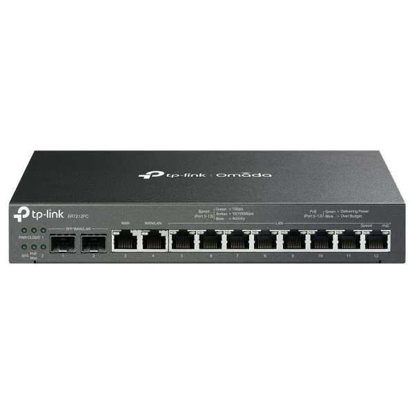 Tp-Link Er7212pc Omada Gigabit 12 Port Vpn Router - Görsel 5