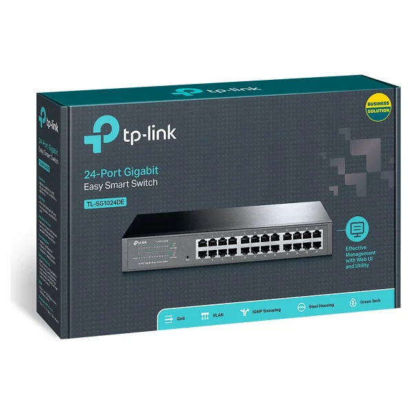 Tp-Link Tl-Sg1024de 24 Port 10/100/1000 Mbps Gigabit Switch - Görsel 4