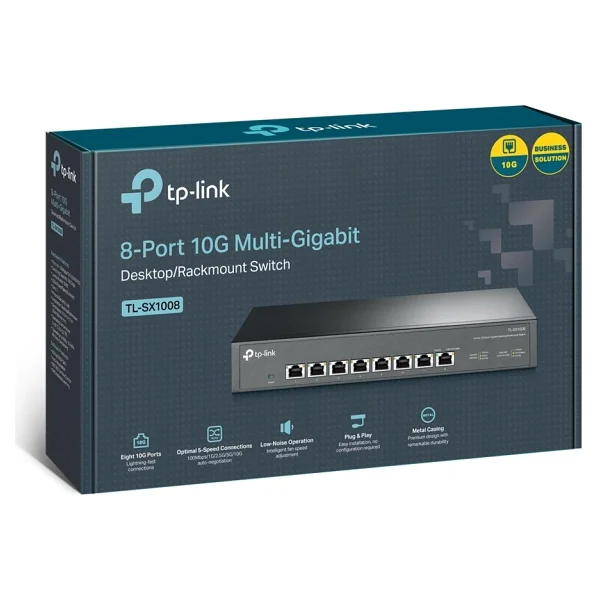Tp-Link Tl-Sx1008 8 Port 10/100/1000 Mbps Gigabit Switch - Görsel 5