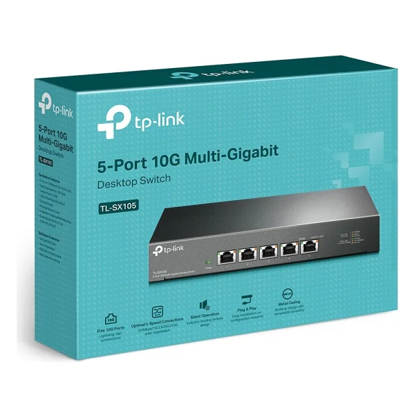 Tp-Link Tl-Sx105 5 Port 10/100/1000 Mbps Gigabit Switch - Görsel 5