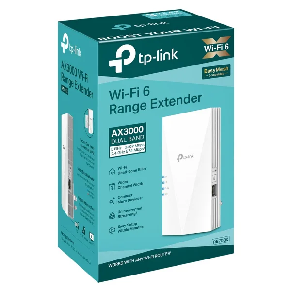 Tp-Link Re700x 3000 Mbps Wi-Fi Güçlendirici - Görsel 4