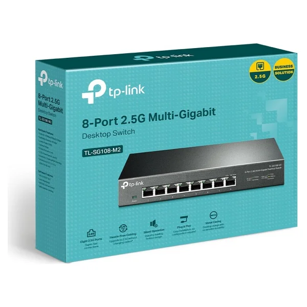 Tp-Link Tl-Sg108-M2 8 Port 2.5g Gigabit Switch - Görsel 4