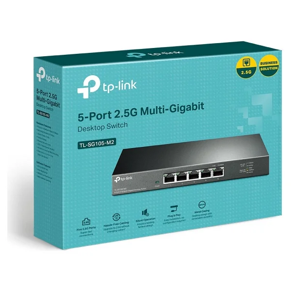 Tp-Link Tl-Sg105-M2 5 Port 2.5g Gigabit Switch - Görsel 4