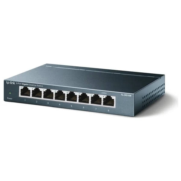 Tp-Link Tl-Sg108 8 Port 10/100/1000 Mbps Gigabit Switch - Görsel 2