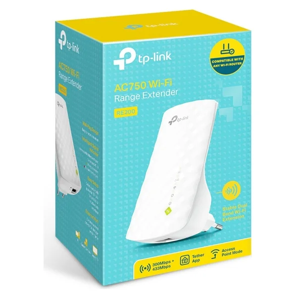 Tp-Link Re200 Dual Band 750 Mbps Wi-Fi Güçlendirici - Görsel 5