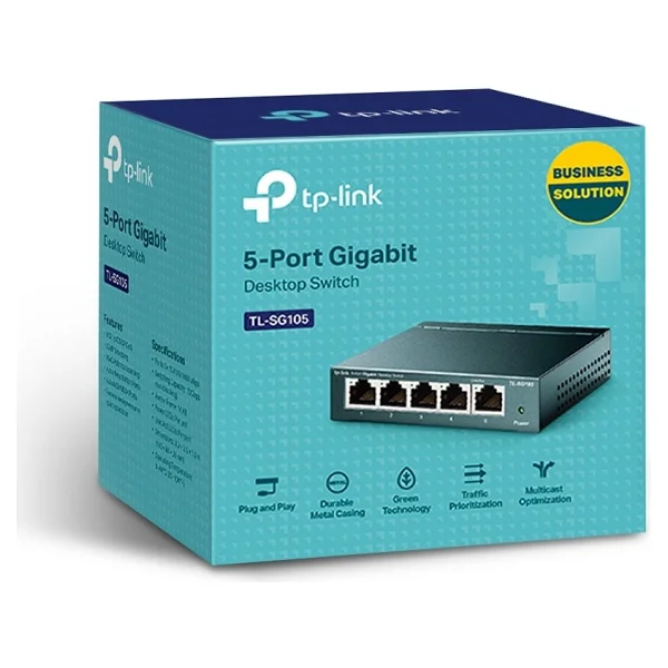 Tp-Link Tl-Sg105 5 Port 10/100/1000 Mbps Gigabit Switch - Görsel 3