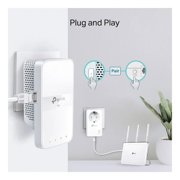 Tp-Link Tl-Wpa7617kıt 300 Mbps Powerline Adaptör - Görsel 10