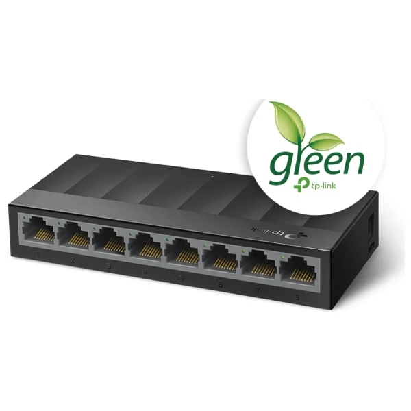 Tp-Link Ls1008g 8 Port 10/100/1000 Mbps Gigabit Switch - Görsel 4