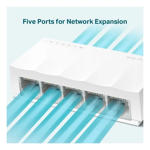 Tp-Link Ls1005 5 Port 10/100 Mbps Switch - Görsel 4