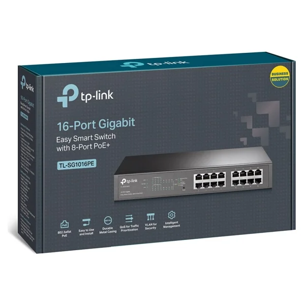 Tp-Lınk Omada Tl-Sg1016pe 16-Port Gigabit Switch - Görsel 6