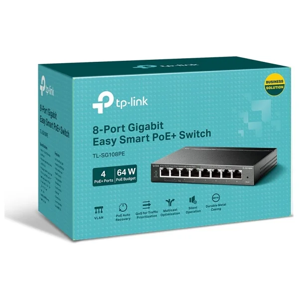Tp-Link Tl-Sg108pe 8 Port Switch - Görsel 4
