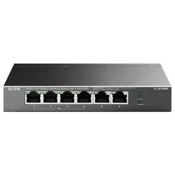 Tp-Link Tl-Sf1006p 6 Port 10/100 Mbps Switch - Görsel 4