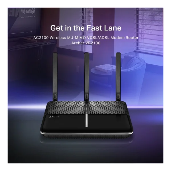 Tp-Link Archer Vr2100 4 Port 2100 Mbps 5ghz Vdsl2 Modem - Görsel 4