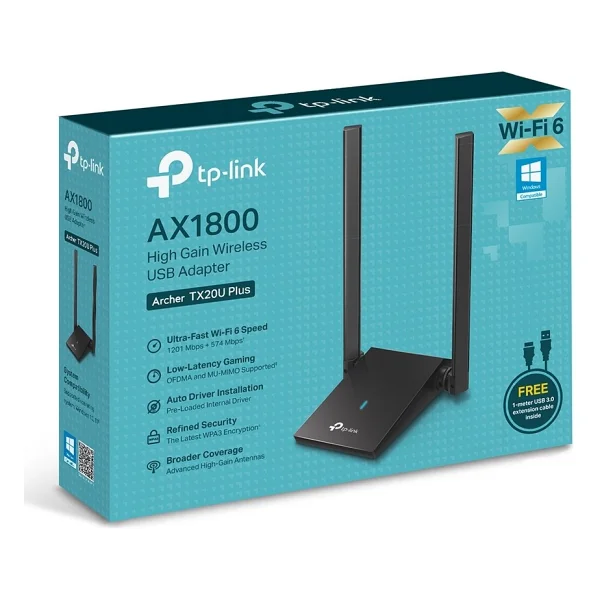 Tp-Link Archer Tx20u Plus 1800 Mbps Kablosuz Ağ Adaptörü - Görsel 10
