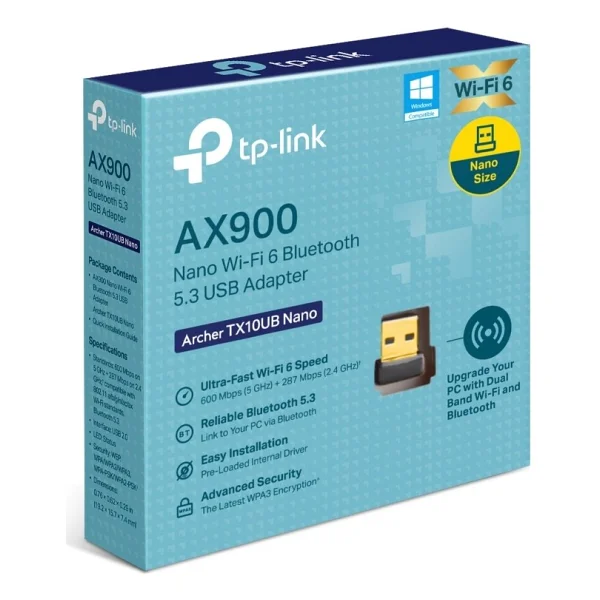 Tp-Link Archer Tx10ub Nano 900 Mbps Kablosuz Ağ Adaptörü - Görsel 7