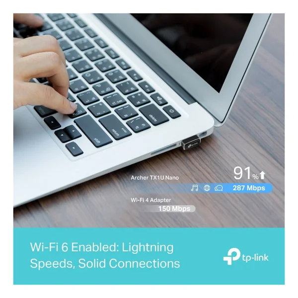 Tp-Link Archer Tx1u Nano 300 Mbps Kablosuz Ağ Adaptörü - Görsel 6