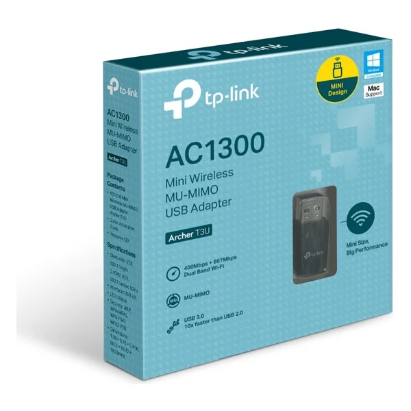 Tp-Link Archer T3u 1300 Mbps Kablosuz Ağ Adaptörü - Görsel 3