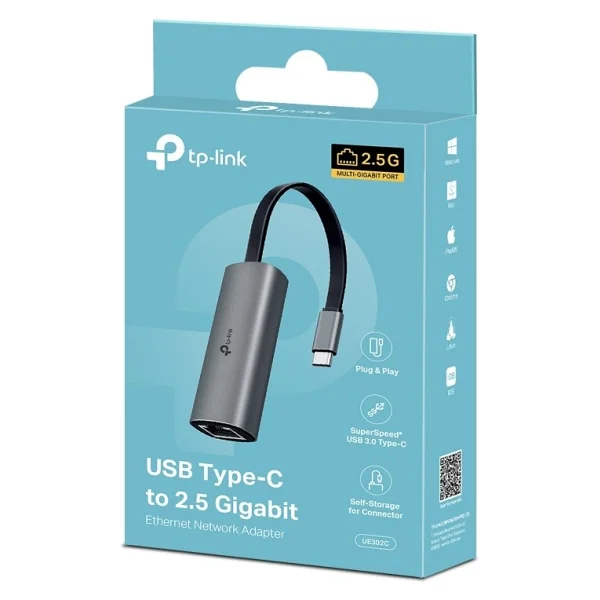 Tp-Link Ue302c Type-C To Ethernet Dönüştürücü - Görsel 3