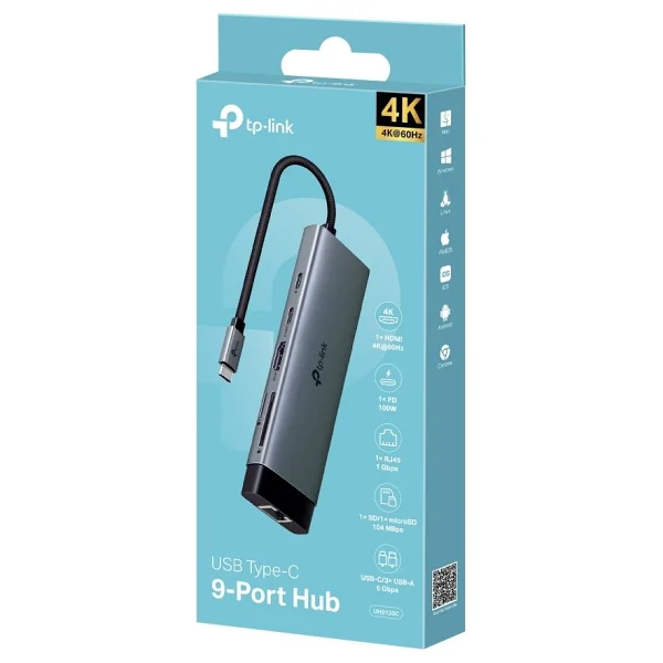 Tp-Link Uh9120c Laptop Docking Station - Görsel 4
