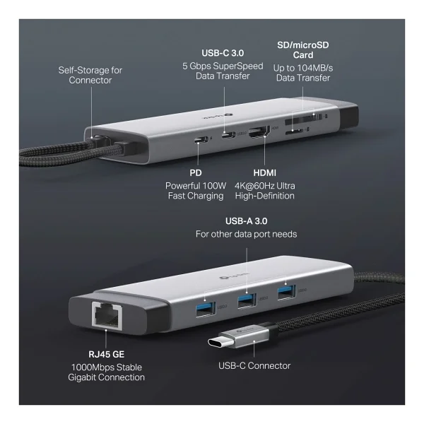 Tp-Link Uh9120c Laptop Docking Station - Görsel 6