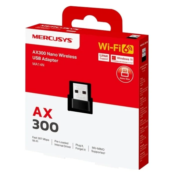 Mercusys Ma14n 300 Mbps Kablosuz Ağ Adaptörü - Görsel 4
