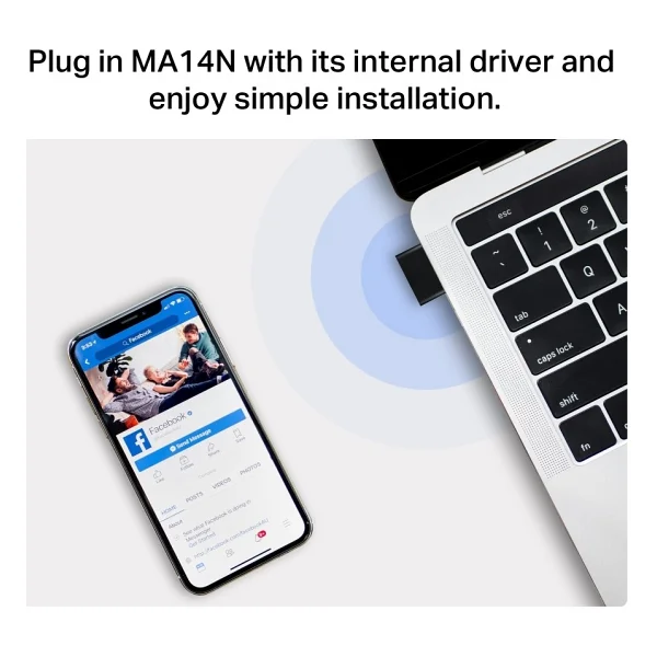 Mercusys Ma14n 300 Mbps Kablosuz Ağ Adaptörü - Görsel 8