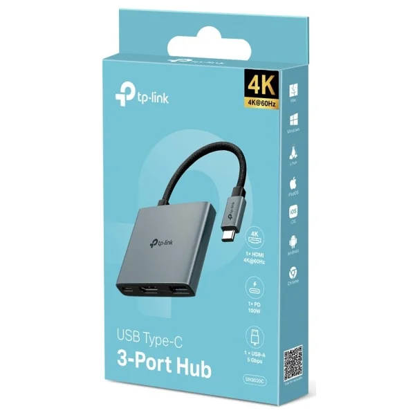 Tp-Link Uh3020c Laptop Docking Station - Görsel 3