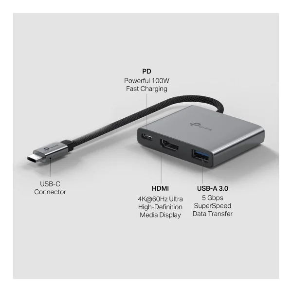 Tp-Link Uh3020c Laptop Docking Station - Görsel 5