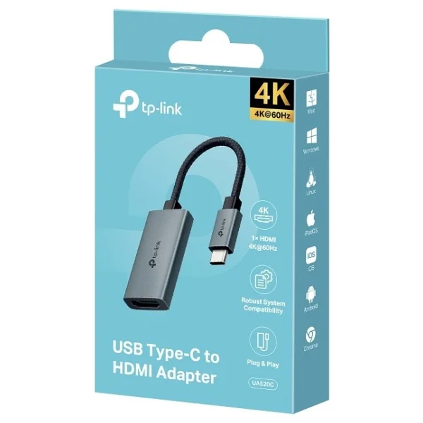 Tp-Link Ua520c Type-C To Hdmı Dönüştürücü - Görsel 2
