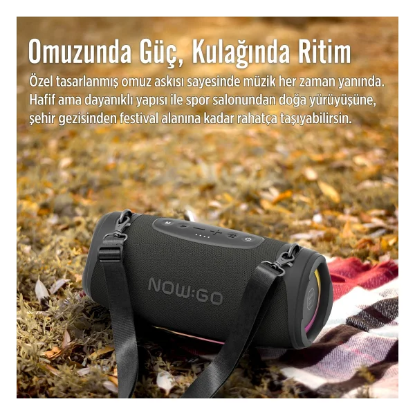 Nowgo Storm Lite Bluetooth Hoparlör - Görsel 6