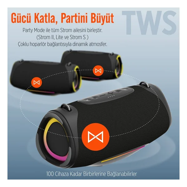 Nowgo Storm Lite Bluetooth Hoparlör - Görsel 8