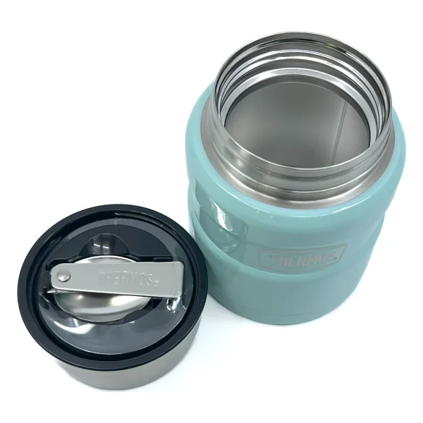 Thermos Sk3002 Stainless King Kaşıklı Mavi 470 Ml Yemek Termosu - Görsel 4