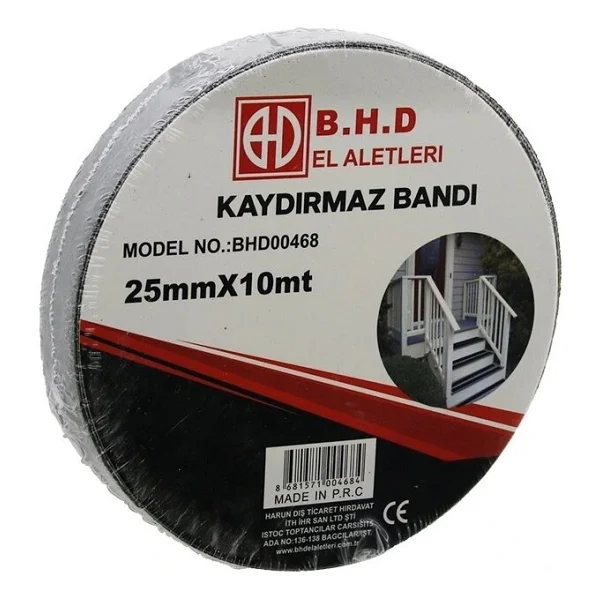 Kaydırmaz Bant Siyah 25mm X 10mt - Görsel 2