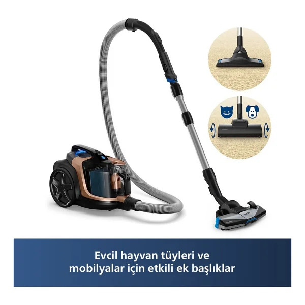 Philips Marathon Daily Xb7151/07 900 W Toz Torbasız Süpürge - Görsel 2