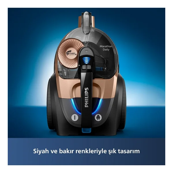 Philips Marathon Daily Xb7151/07 900 W Toz Torbasız Süpürge - Görsel 3