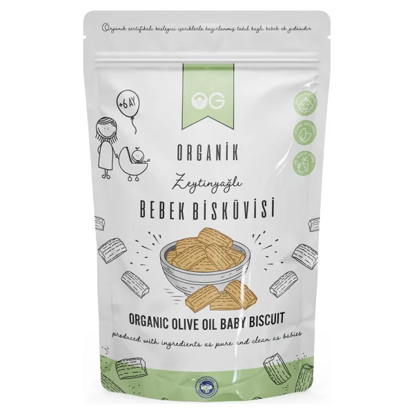 Og Natural Organik Bebek Bisküvisi 300 Gr +6 Ay İçerik: Organik Zeytinyağı Ve Tam Buğday - Hediyesiz - Görsel 8