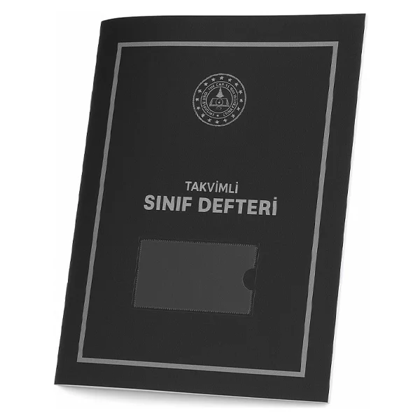 Gülpaş Takvimli Sınıf Defteri Siyah Plastik Kapak (İlkokul) 390 - Görsel 2