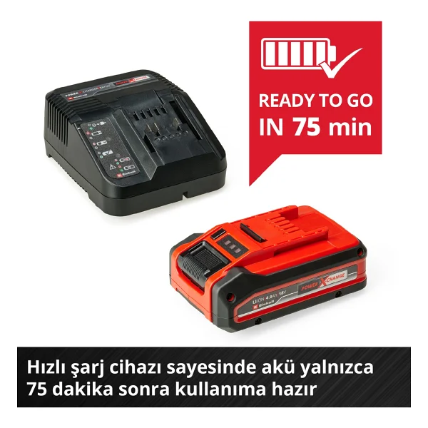 Einhell 4512159 Plus Pxc Starter Kit 18v 4 Ah Akü Şarj Cihazı - Görsel 4