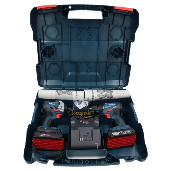Bosch Professional Gdr 18v-215 + Gsr 185 Matkap Ve Torklu Vidalama Seti 06019n2023 - Görsel 2