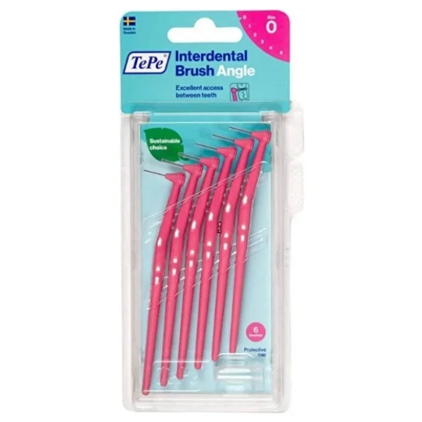Tepe Angle Pembe 0.4 mm 6'lı Arayüz Fırçası - Görsel 4